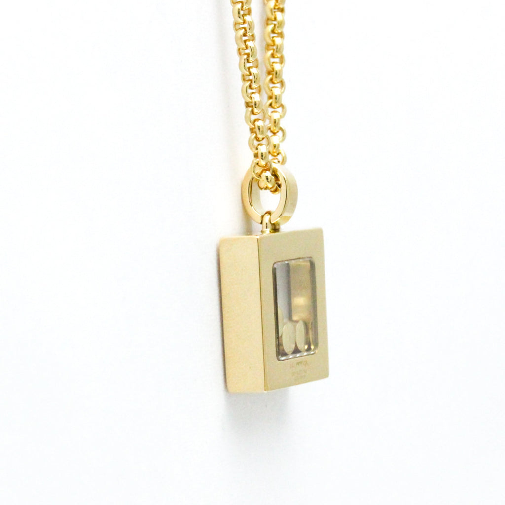 Necklace Yellow Happy Pre-Owned (Good) Fashion Necklace (Gold) Chopard Diamond Square Men,Women 79/3210 Diamonds (18K) Pendant Gold