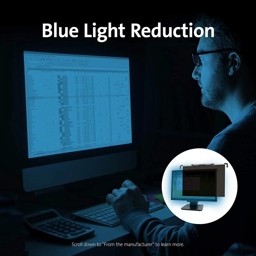 Widescreen Privacy 22 LCD for Screen Filter K55779WW Kensington - K55779WW - Notebook Snap2