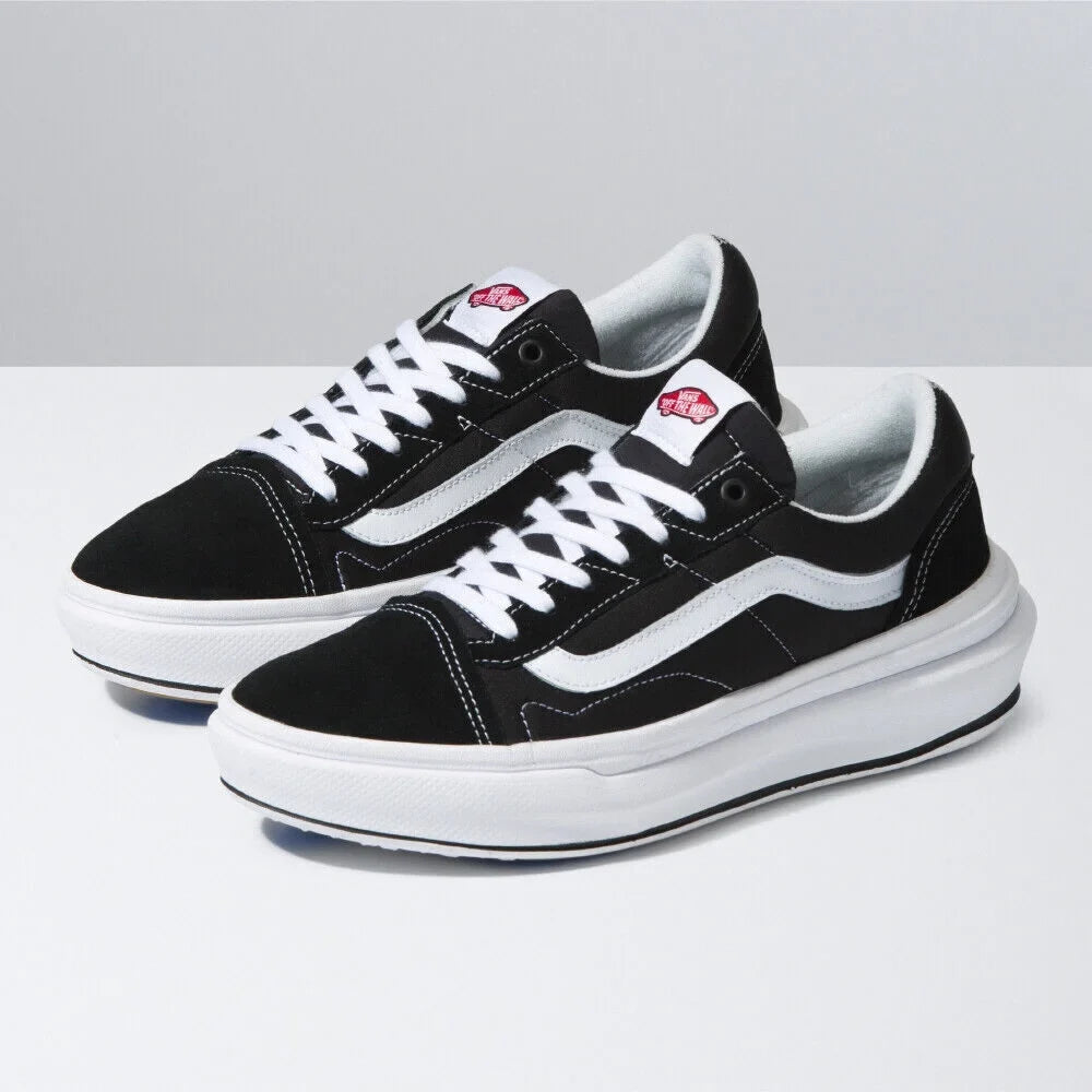 & Unisex CC Black Vans Shoes Skool Canvas Overt B472 White VN0A7Q5EBA2 Old (5) Skate
