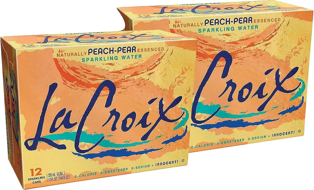 12 Peach-Pear Oz. liquid Sparkling 24/Carton
