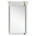 Providence White Savannah 23 Mirror, Bright & in.