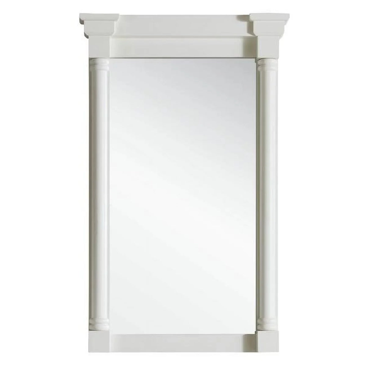 Providence White Savannah 23 Mirror, Bright & in.