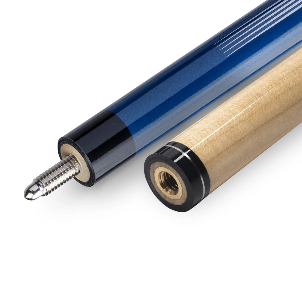 Billiard/Pool Cue, 2 Grip Viper Blue, 21 Ounce Pro Sure 58" Piece,