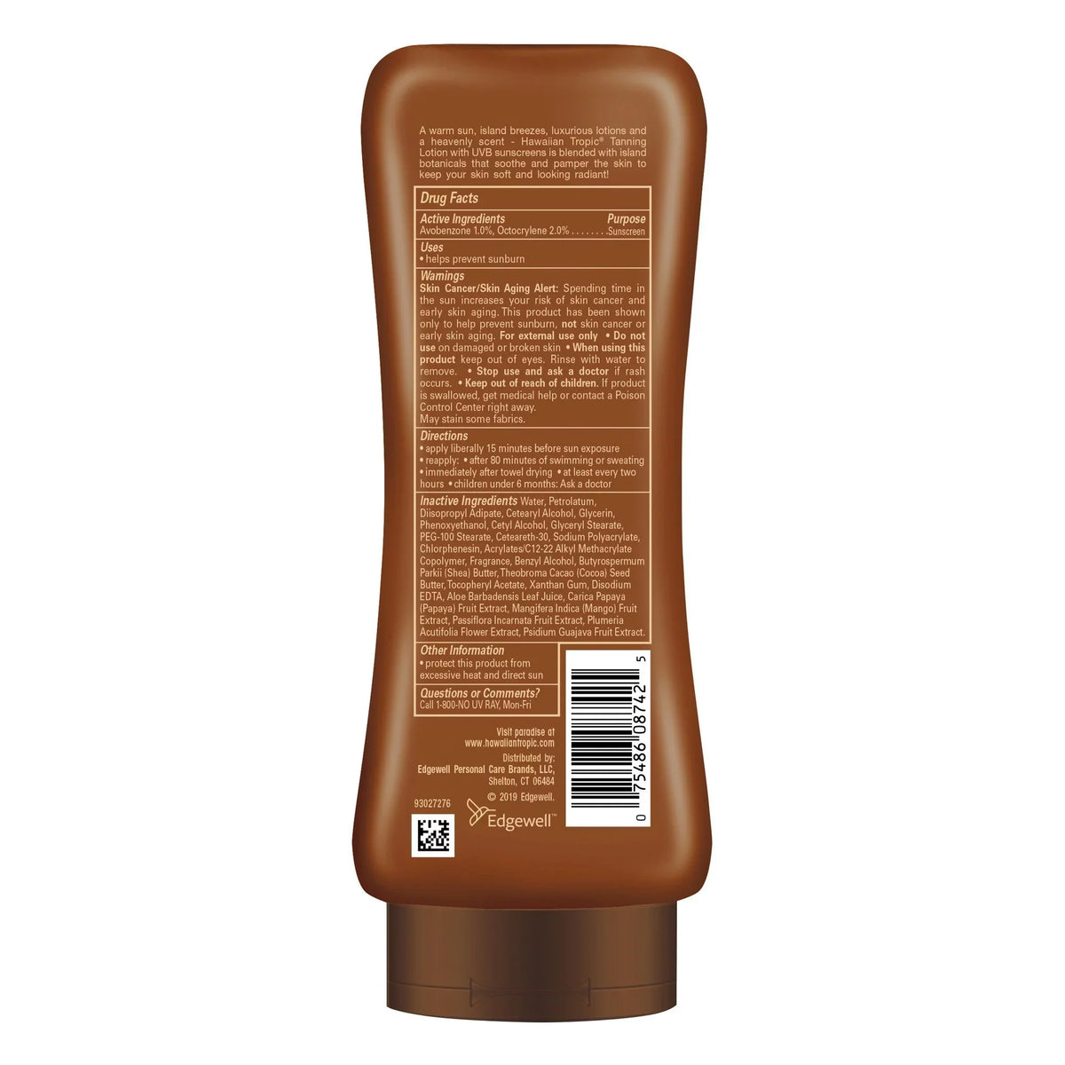 Tanning Tropic Pamper 8 4, Lotion Protects Skin Spf oz Hawaiian Nourishing