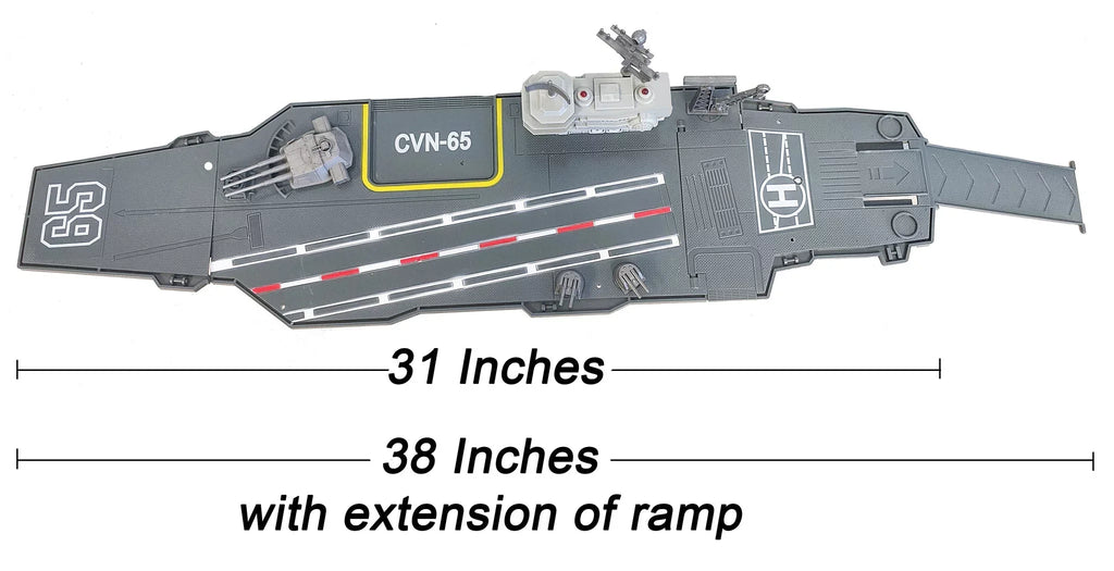 with Drones Effects Sound Inch 31 and Carrier Toy Military Aircraft 6 Vehicles