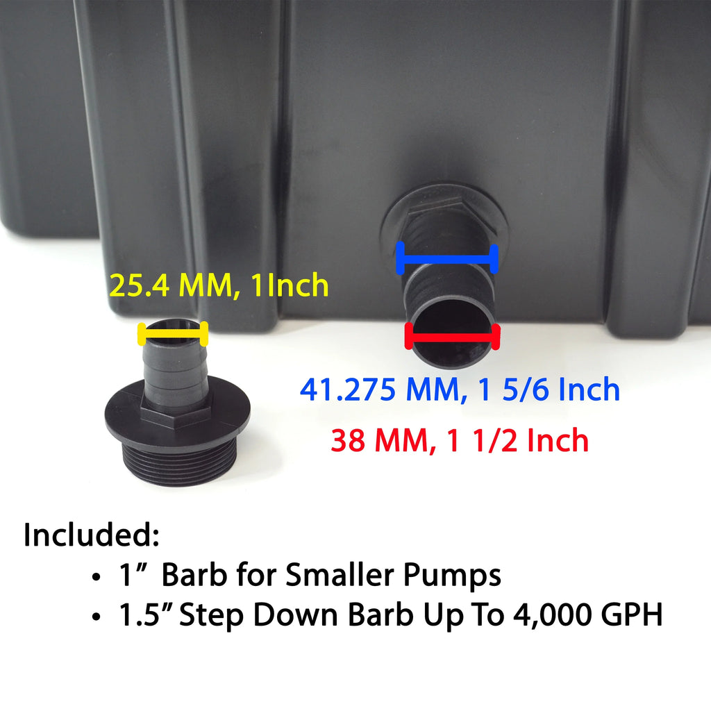 with Balls Filtration & and Pond FWW16 biological Bio 16" Mechanical Waterfall Filter PONDS OFF - HALF