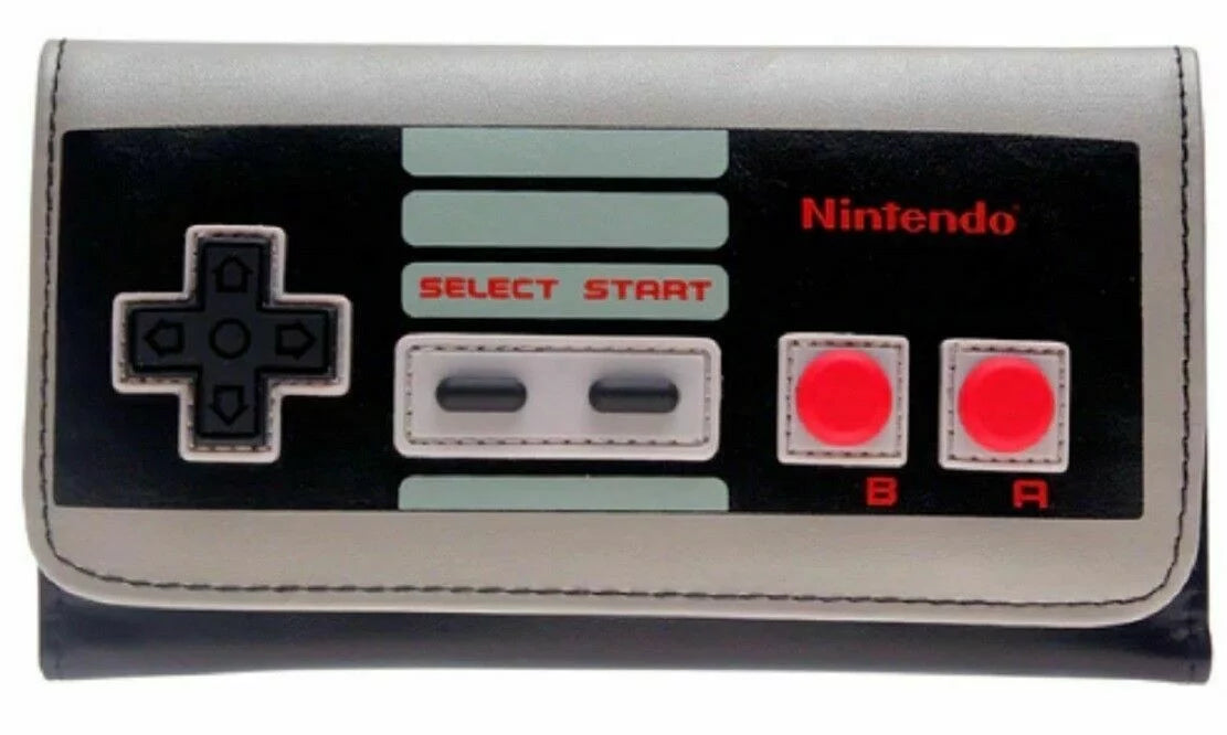 Wallet Clutch Design Nintendo Controller Envelope Flip