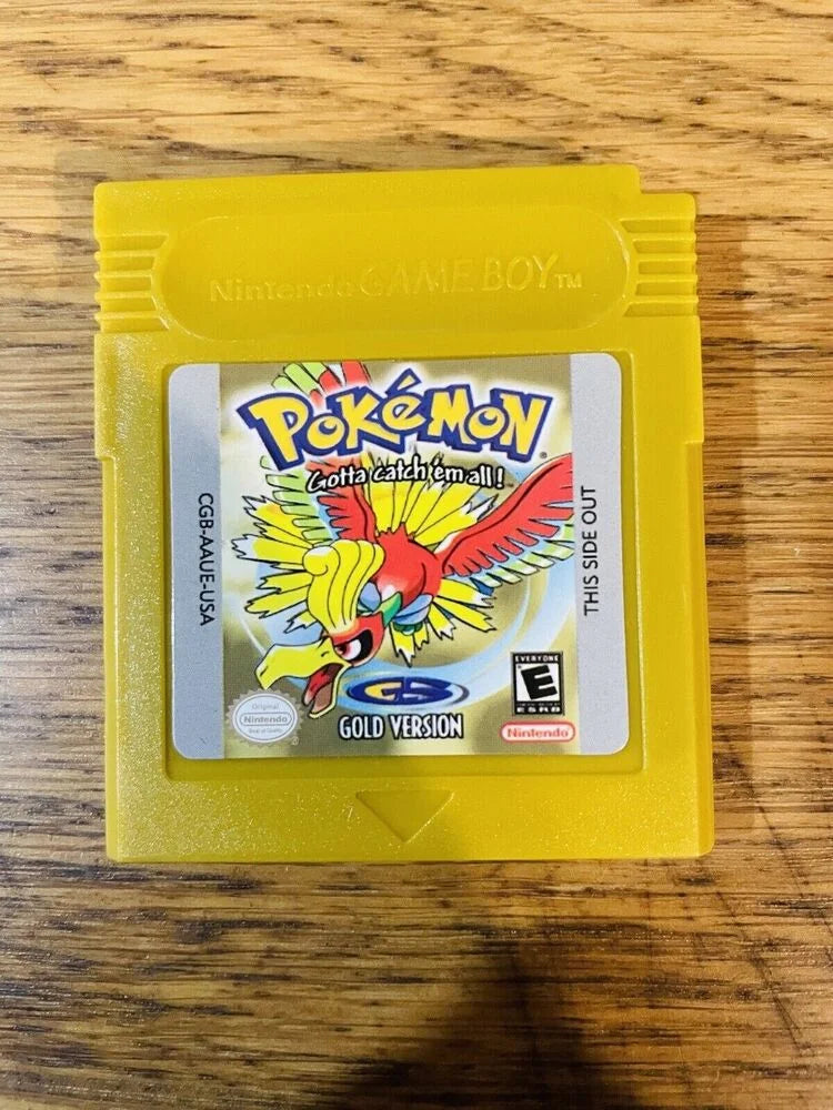 Gold Gameboy Tested And Color Pokemon - Version - Working