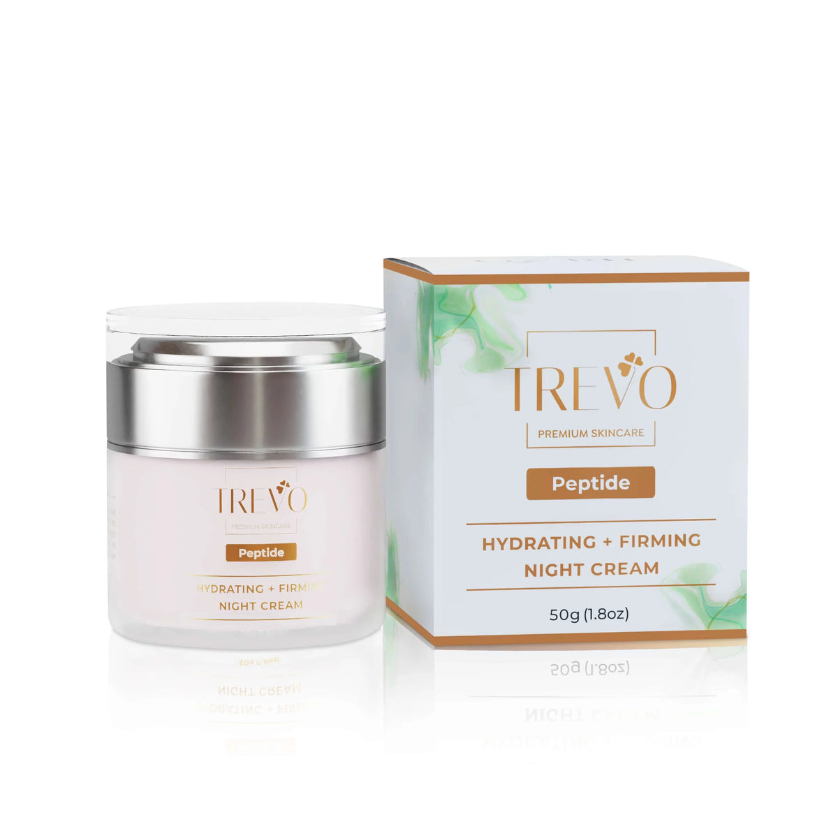 Aging Reduce Anti Firming (Vitamin + Night Firming Moisturizer Cream, & B3), Skin Anti Trevo Natural Advance Lines, 50g/1.8oz Hydrating Peptides, Inflammation, Niacinamide Peptide & Fine Retinol With
