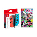 Neon Nintendo Not Console + 2 (L/R)- Switch Red/Neon Blue Console Included (Game Disc), Joy-Con Included, Splatoon Not
