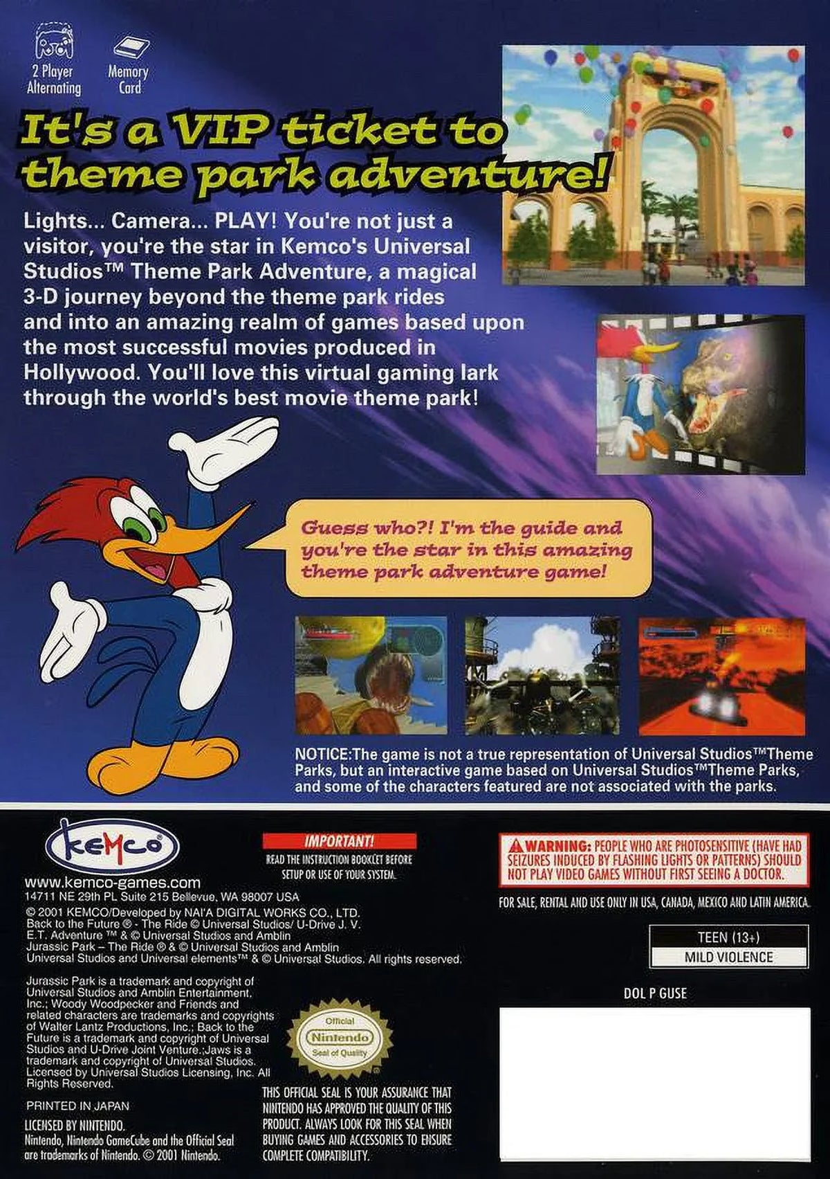 Studios Parks Adventure Universal Theme