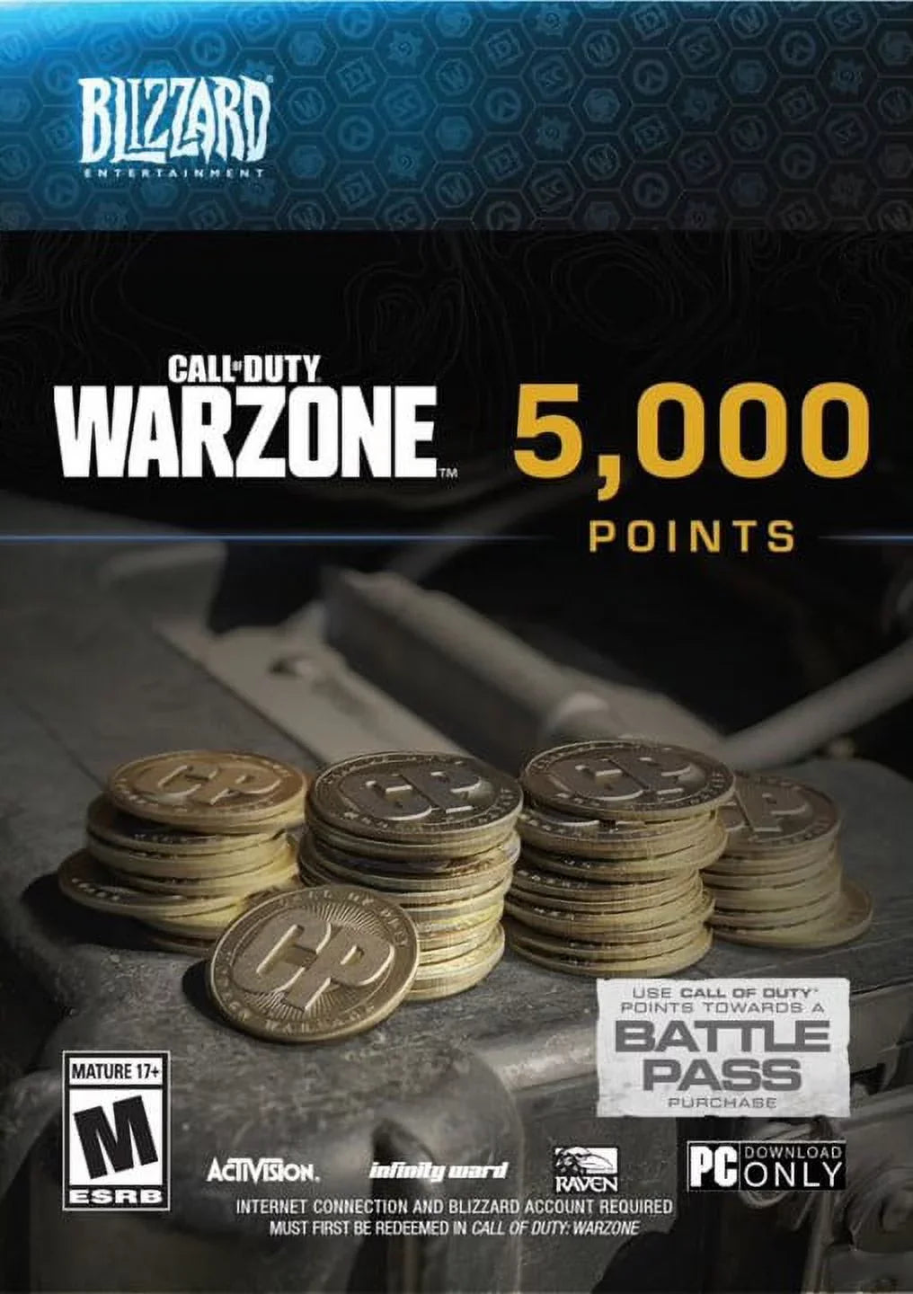 of Points, Warzone Duty Call PC 5000 Activision, Download] Blizzard [Digital