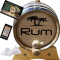 '- Rum Palm Engraved Aging (004) Barrel Rum American Oak Trees