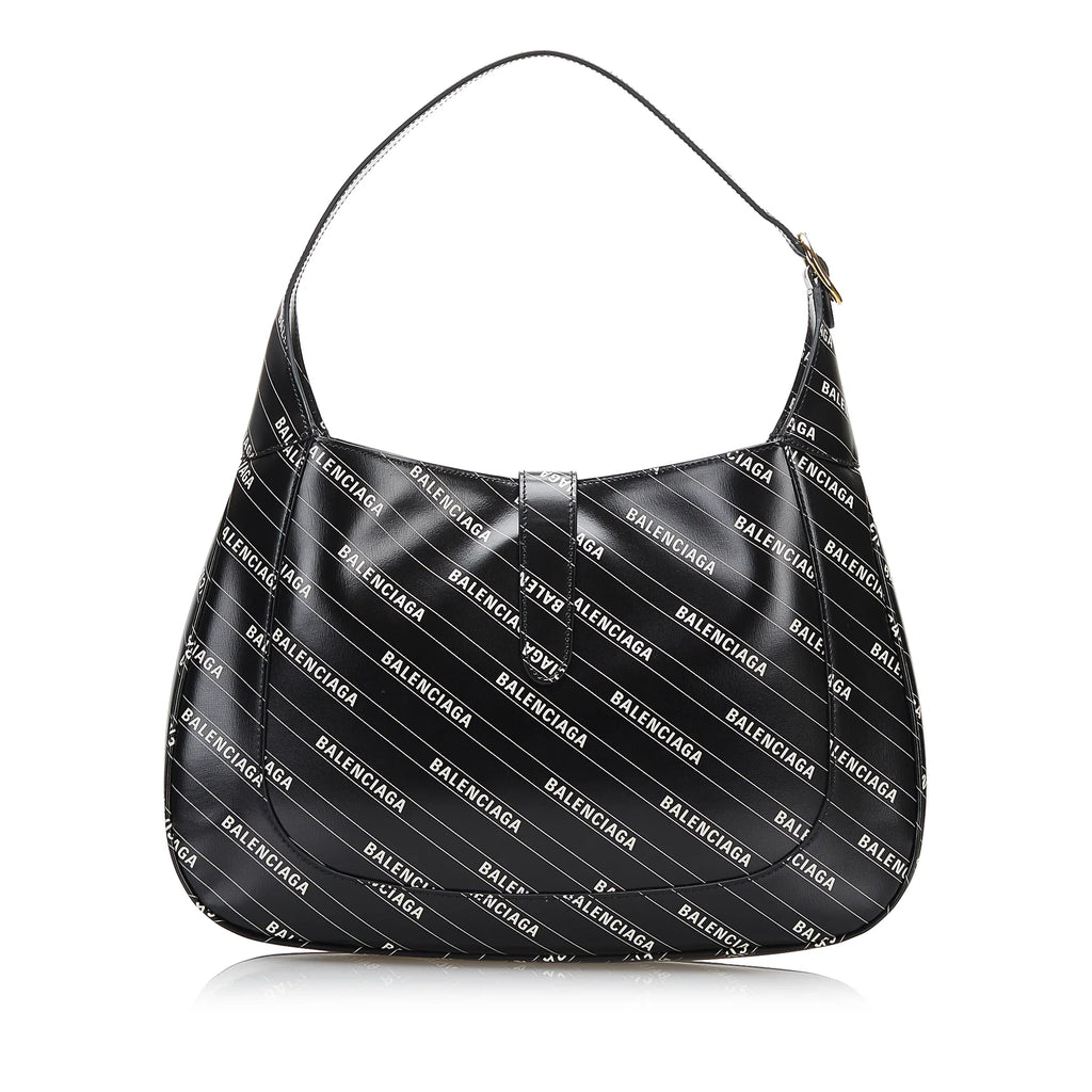 Authenticated Hacker 1961 Calf Unisex (Good) Black Project Satchel Leather Pre-Owned Jackie