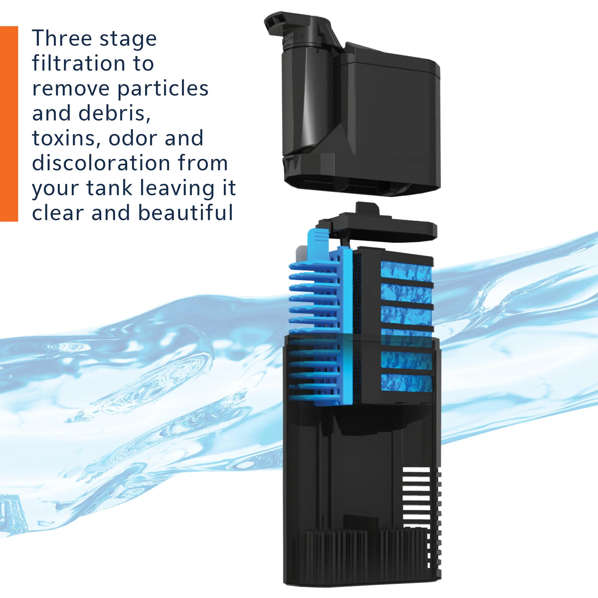 Aquarium Aqueon Gallons Internal AT10 Filter, Submersible