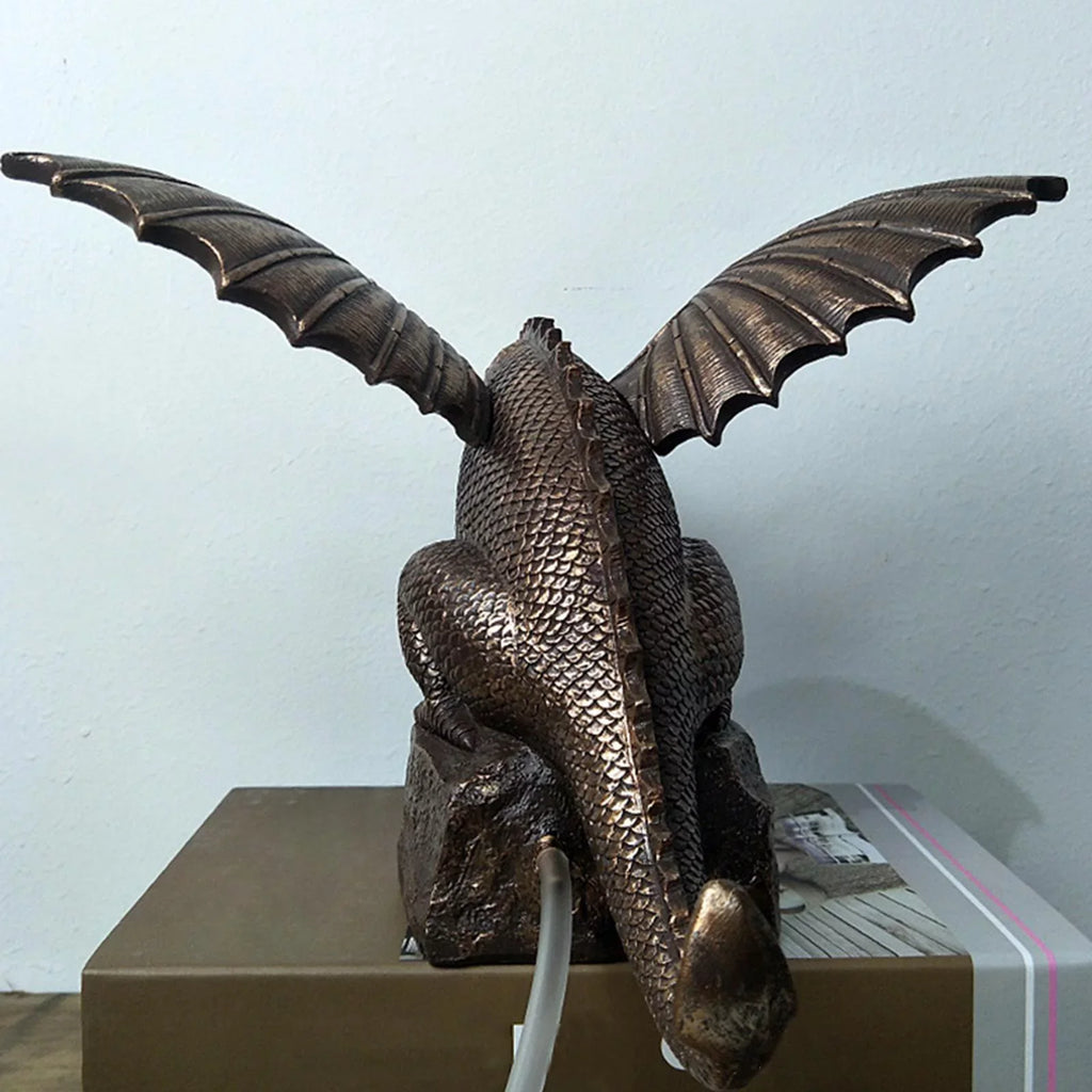 Sculpture Decorative fountain Dragon Creative Waterscape exterior Sculpture, Statue Decoration Shape Decor Garden Dragon