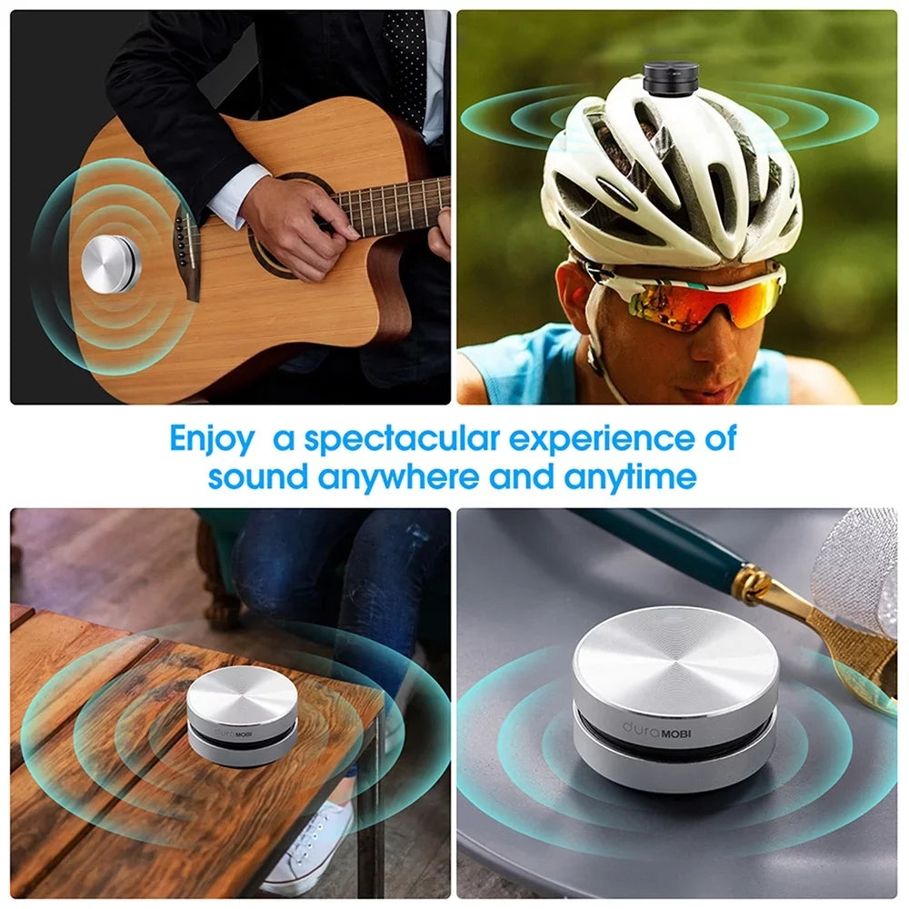 Conduction Sound Portable Bone MOBI Sound Box Silver BT Packs Dura Loud Stereo Mini 2 Speaker Built-in Speakers Wirelessly Mic