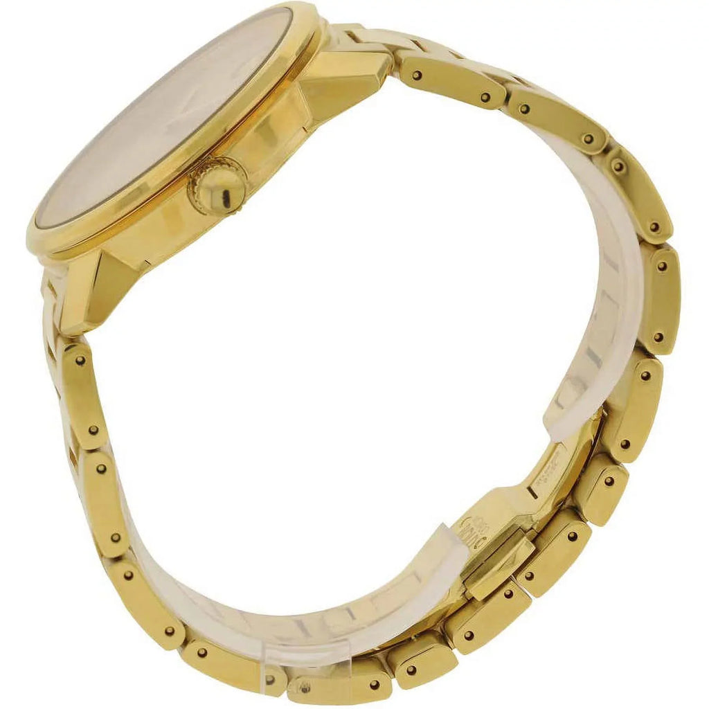 42.5mm Large Movado Analog Bold Gold Watch 3600258 Dialed