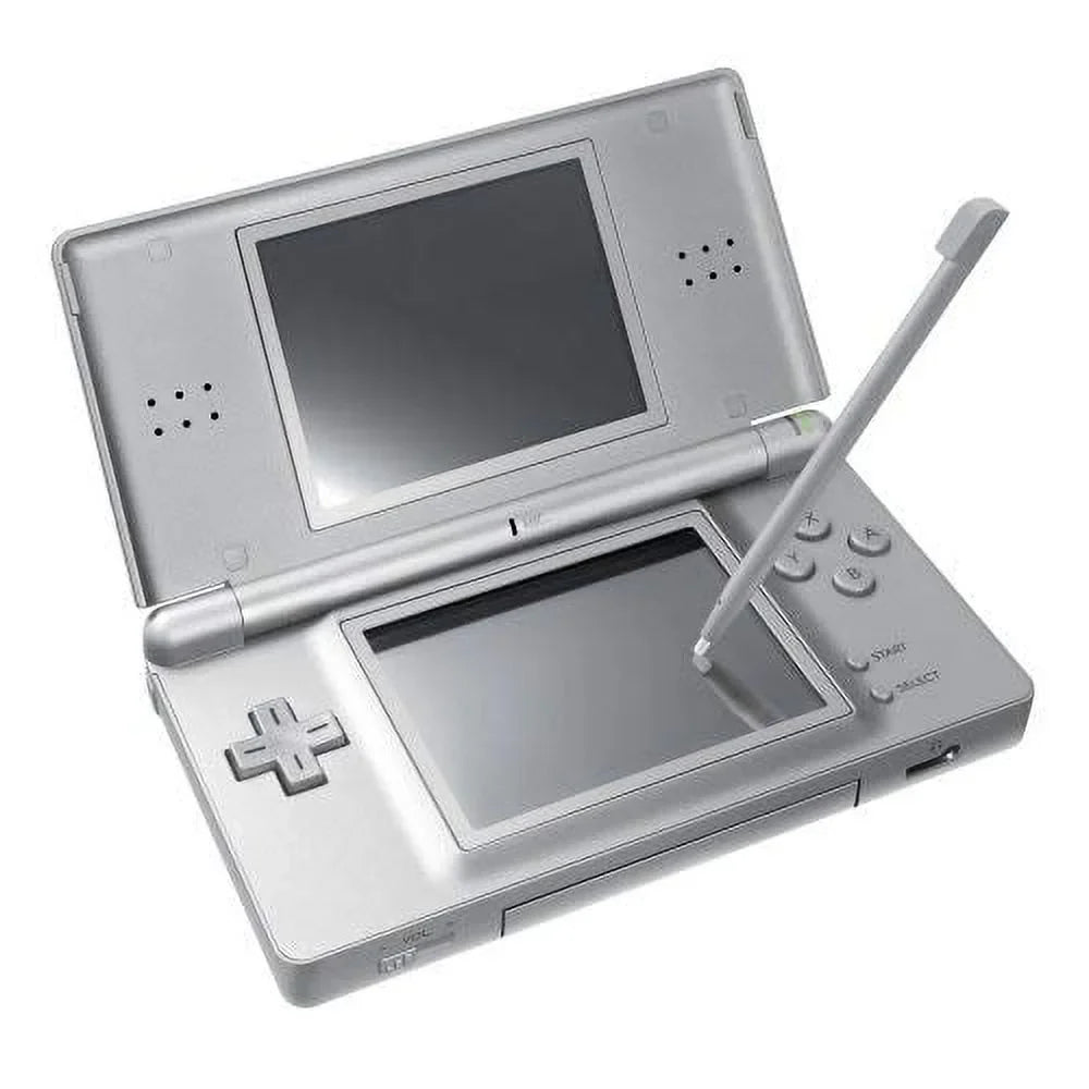 (Refurbished) Silver Gray Metallic Nintendo DS Restored Lite Grey