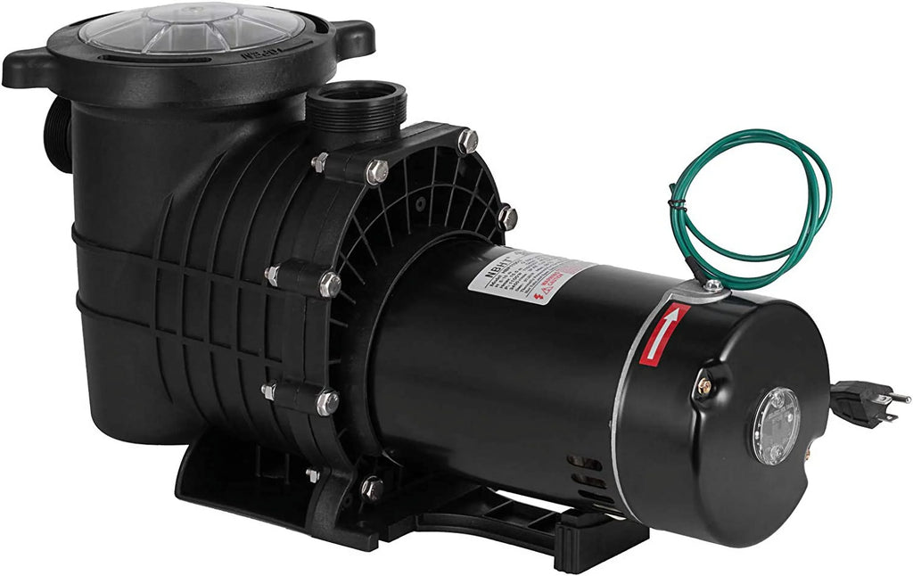 Inground Single Upgraded Silent Pump, Swimming Dual Primming 60HZ Pump With Ground Basket Speed Above Strainer Pool 1100W Pool Pumps 110V/220V Voltage, Self Operation