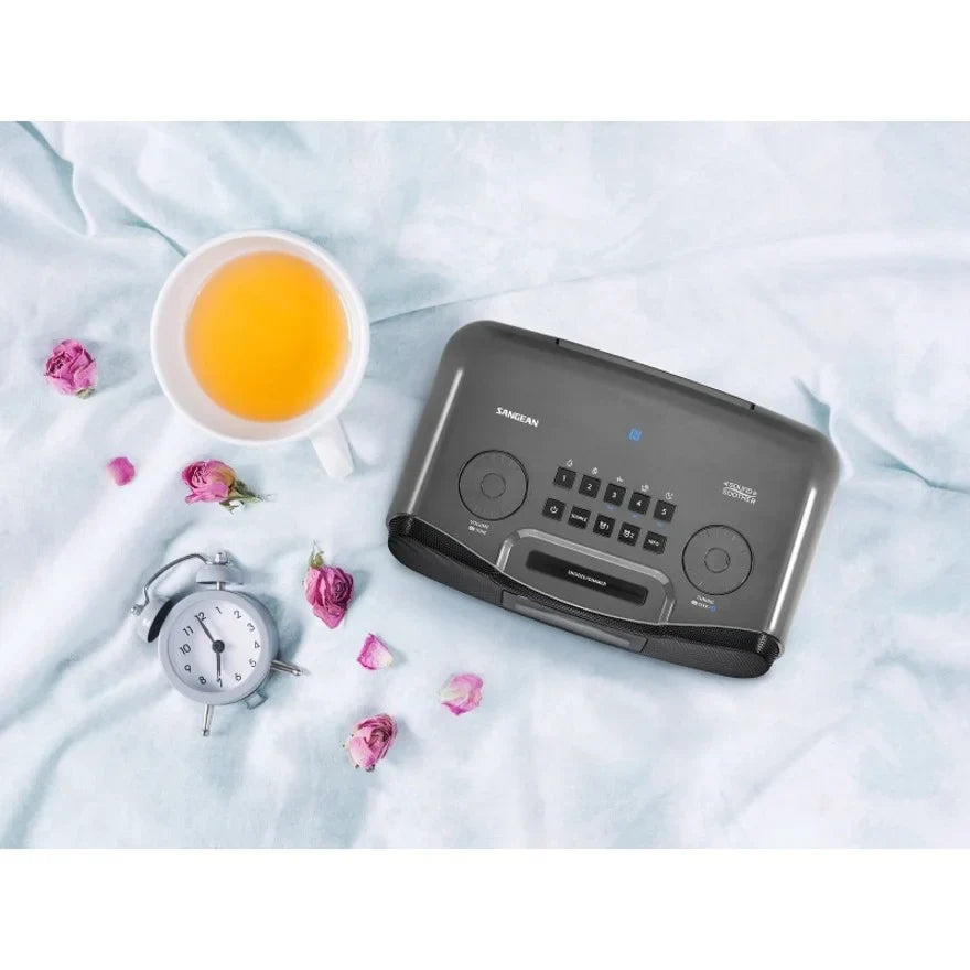 Am/Fm Clock Lcd Atomic Rcr22 Radio Display With Sangean