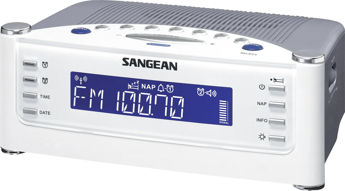 Am/Fm Clock Lcd Atomic Rcr22 Radio Display With Sangean