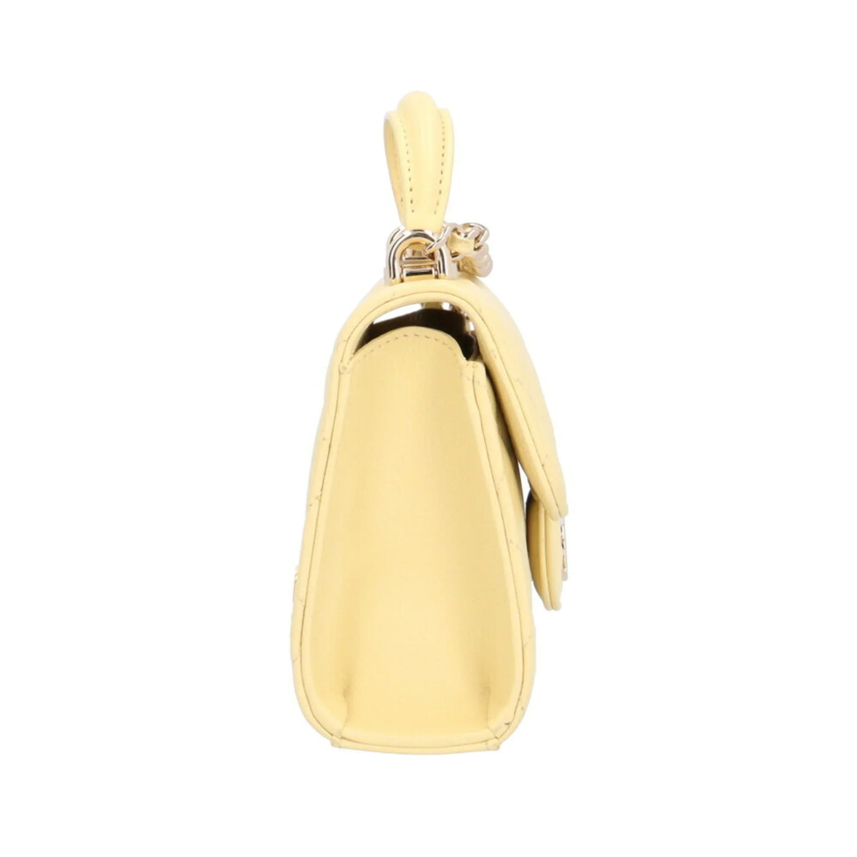 Bag Pre-Owned Yellow Shoulder (Good) Women's AP2682 Lambskin Matelasse