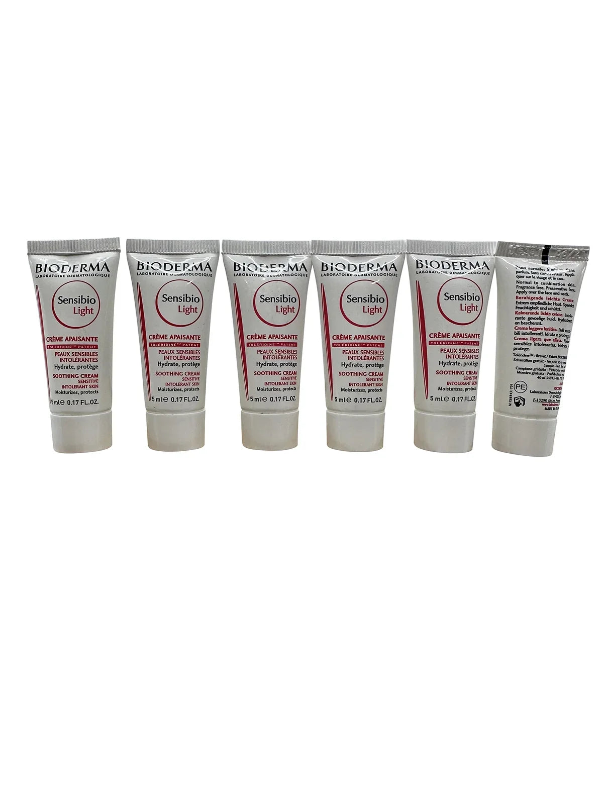 Skin Set Intolerant oz Soothing Bioderma Cream Light 6 Sensibio of 0.17 Sensitive &