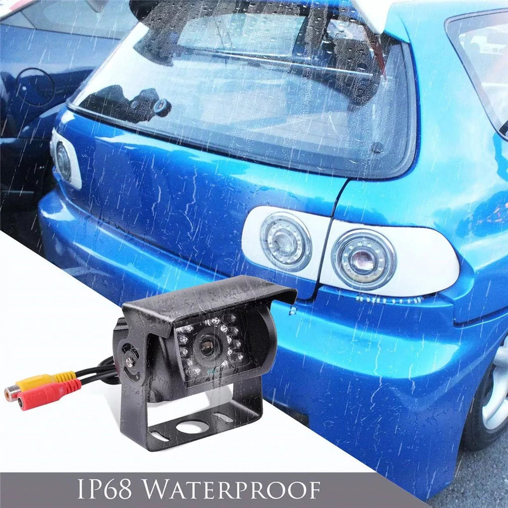 cable 18 Night parking for Monitor IR with Van LED RV system Bus reverse feet Car Vision+32 Truck TFT 12V/24V camera 7inch Car LCD