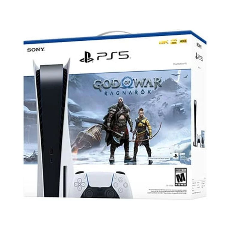 War(GOW) with PlayStation_PS5 God TEC Console Bundle New of Ragnarök (Disc Version) Gaming