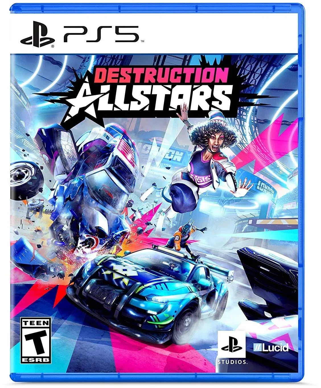 Disc Cleaning Black PS5 Controller, Playstation Bundle Cloth Disc) Microfiber and Version ( Allstars 5 Destruction Midnight with Extra
