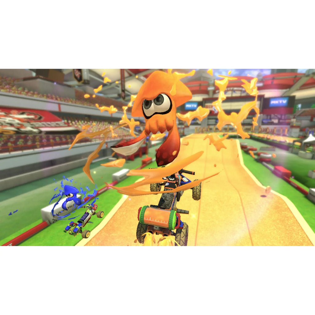 Accessories 3 Online Nintendo Joy-Con Download Full Membership Mario Months | Console Blue/Red Nintendo Bundle: Kart Neon Switch Deluxe with 8 | Game Switch Mazepoly