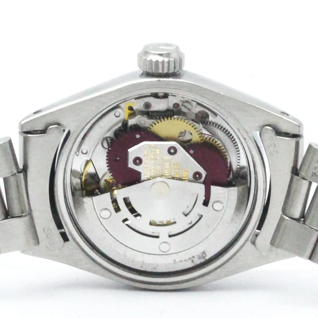 Steel Gold Pre-Owned 6719 Vintage BF565449 White Oyster Perpetual Ladies Watch (Fair)