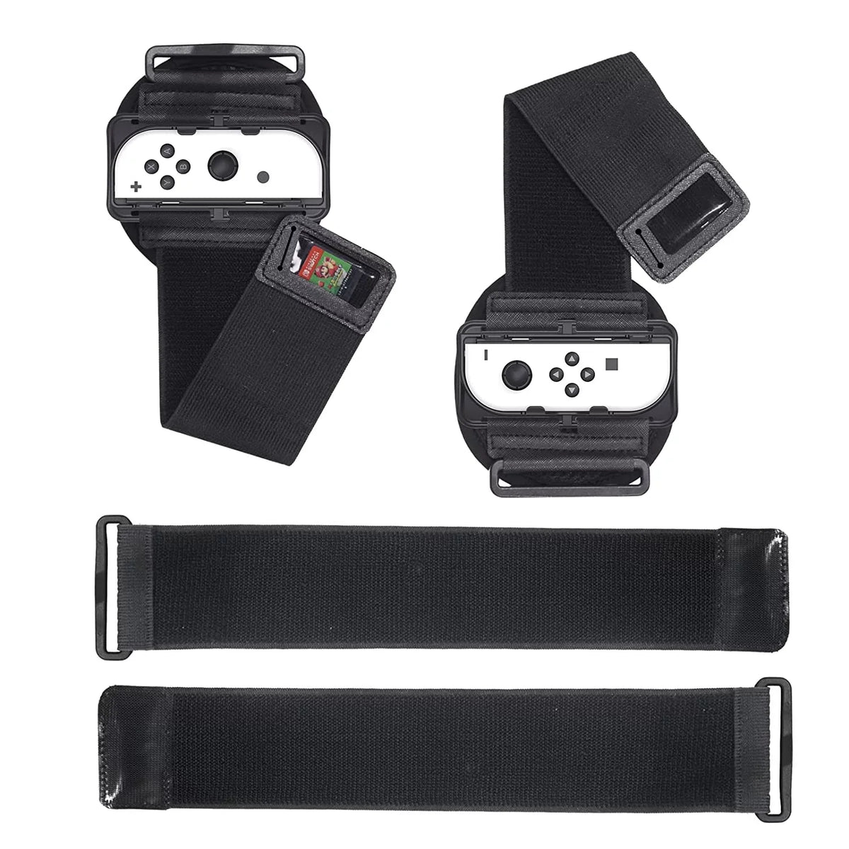 Compatible strap Nintendo Dance with 2-in-1 New Switch Fit Arm Adventure/Just Sports/Ring Leg Upgrade and