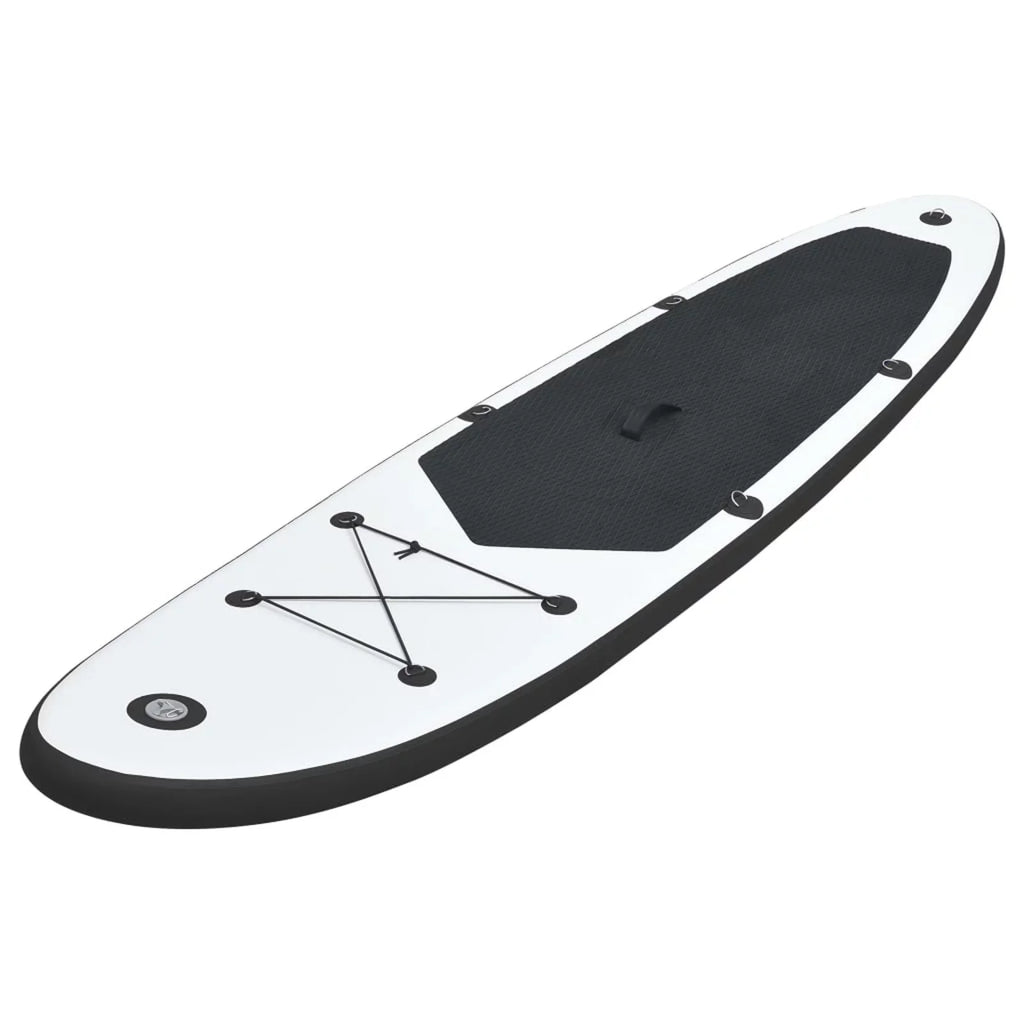 and Paddleboard Black ametoys White Inflatable Set