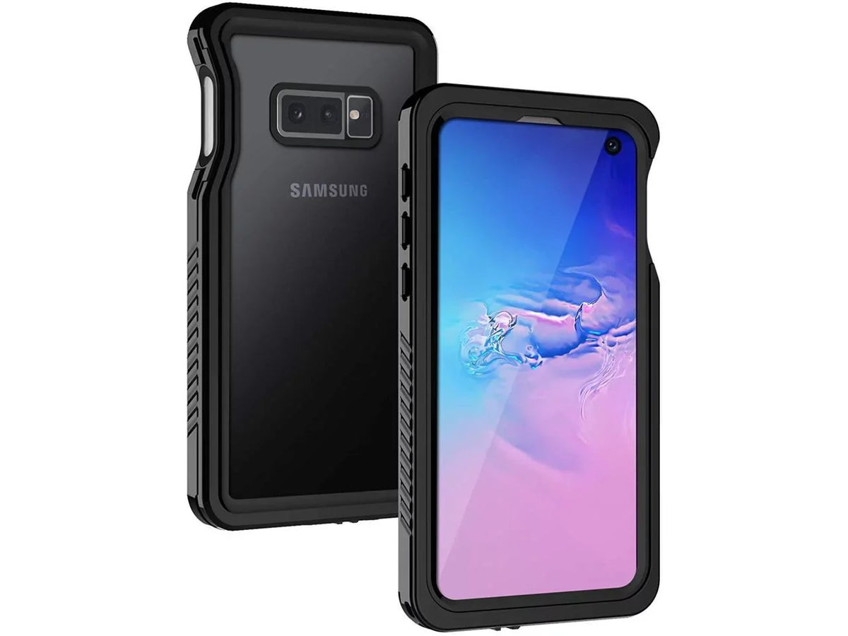 Underwater Sealed S10e Galaxy Built-in IP68 Waterproof Case, Full for Protector, Shockproof Dustproof Cover S10e with Screen Protective Body Case Clear