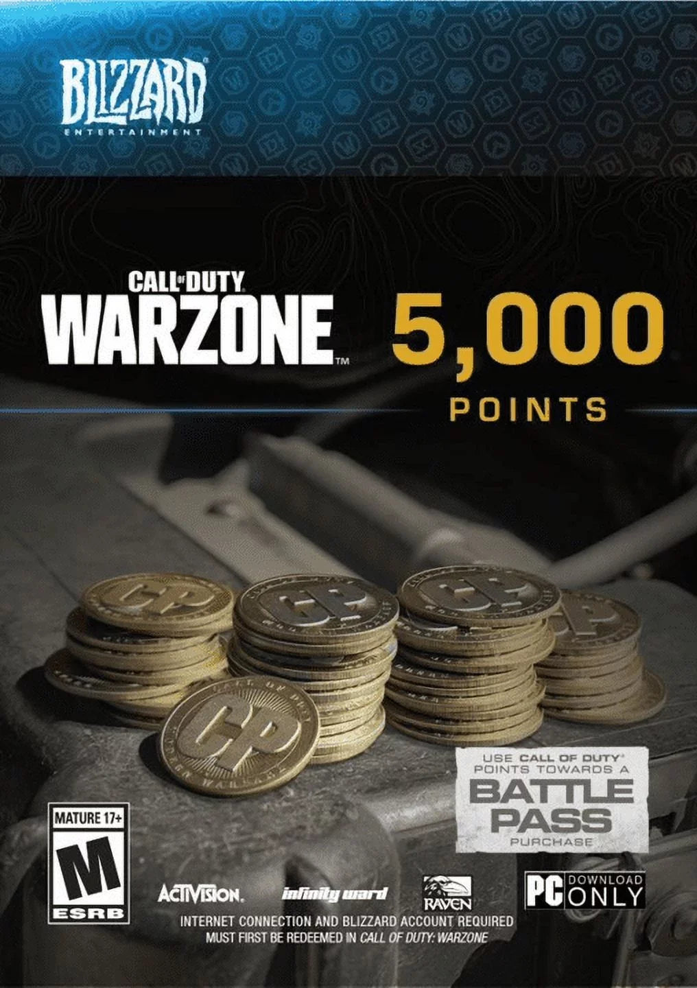 of Points, Warzone Duty Call PC 5000 Activision, Download] Blizzard [Digital