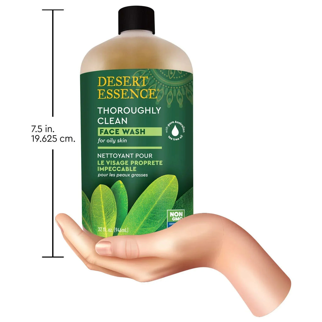 Revitalized, Gently Castile Tea Oil Tree, For Skin Smooth Face 32oz - Soap with Cleansing Clean Desert Radiant, Coconut - Oil Deep Impurities Wash Original Removes Thoroughly & Formula & Essence