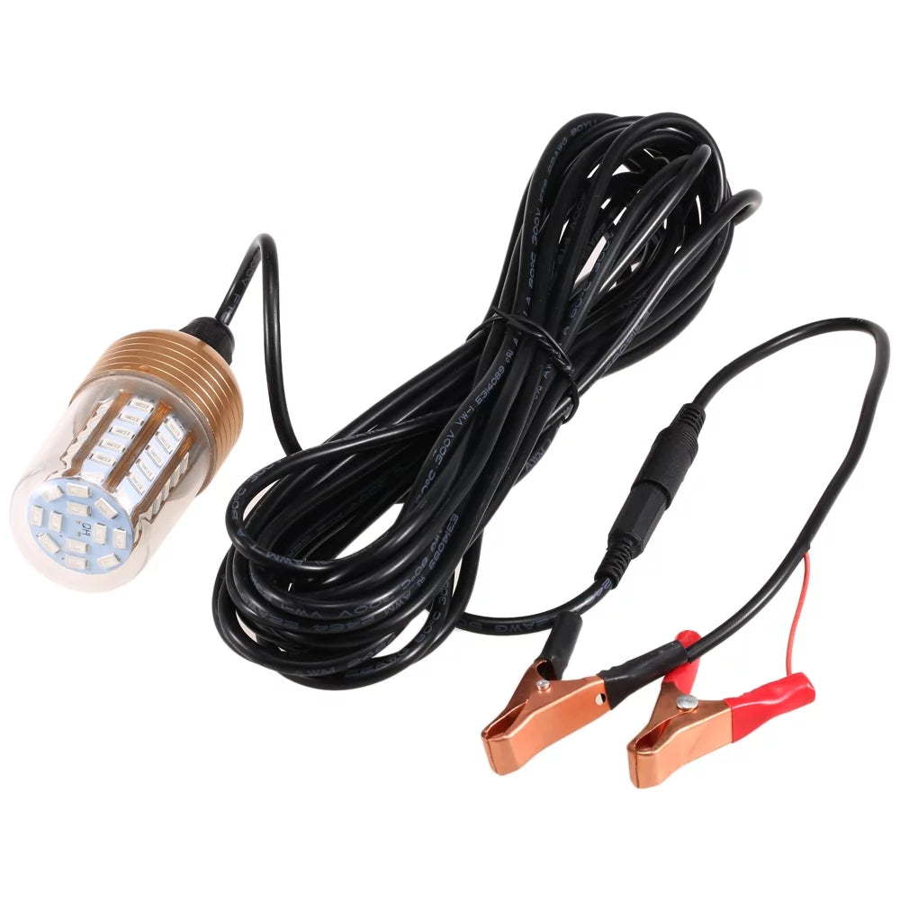 Attracting Fish Cord Bait Carevas Night Fish Underwater 60 Lamp -60V Submersible with Squid Fishing 30W Finder LEDs