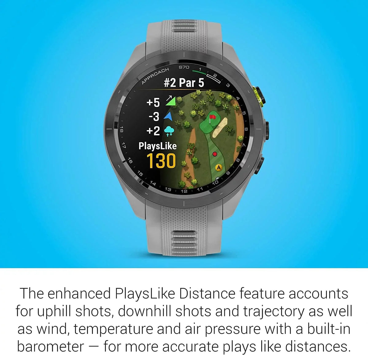 Black S70, Approach with (47mm) Garmin Accessories
