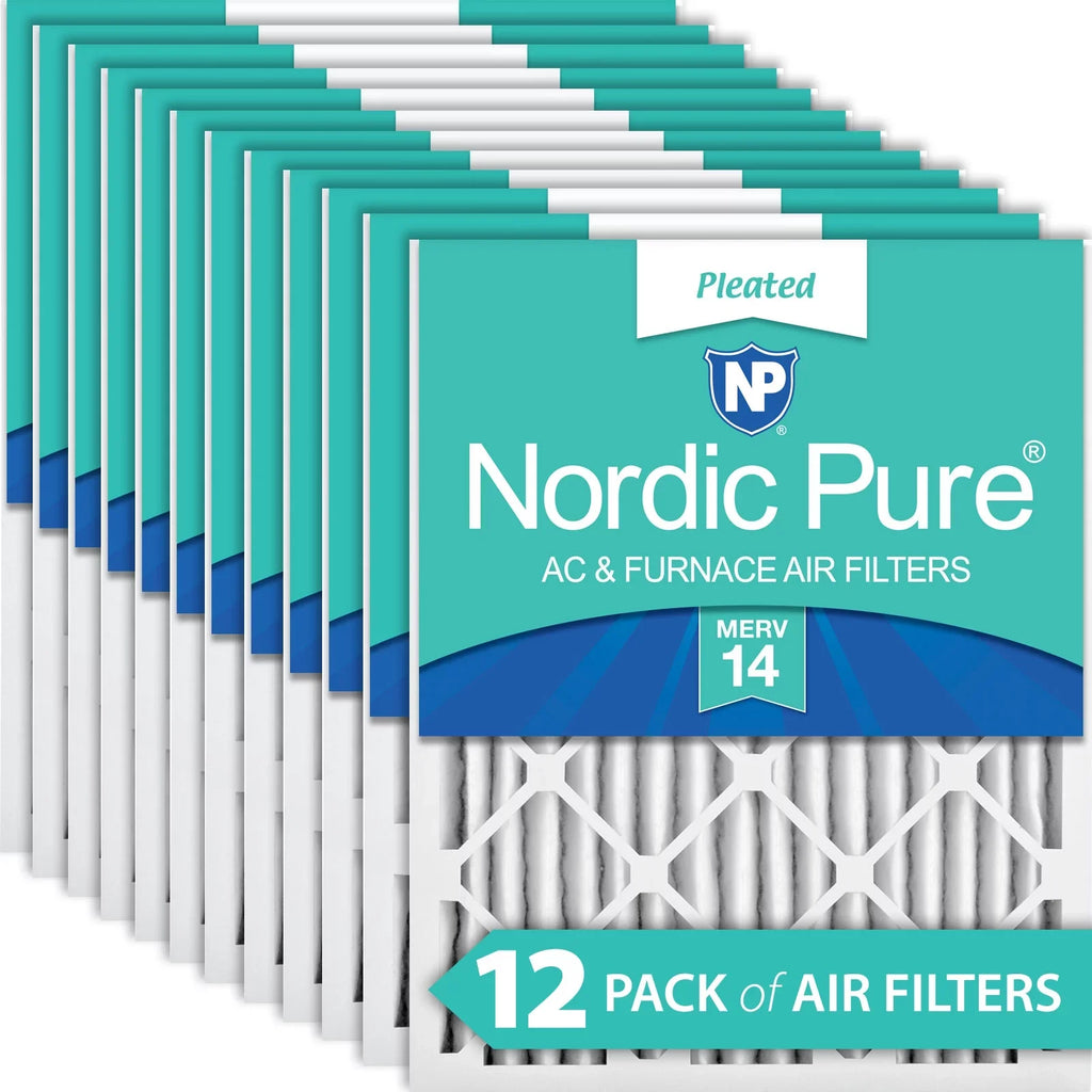 Pleated Pack Air 16x24x2 Pure Filters MERV Nordic 14 12