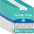 Pleated Pack Air 16x24x2 Pure Filters MERV Nordic 14 12