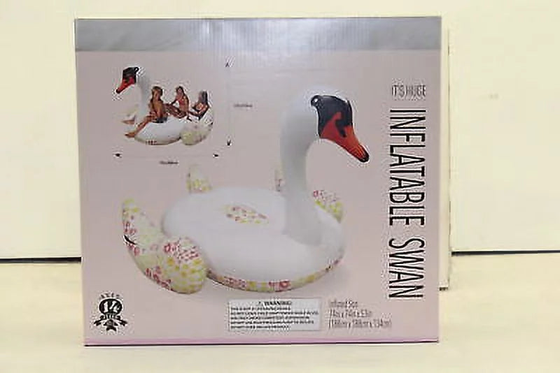 Inflatable 16 x Swan x Huge It's Float 74 Pool Durable Gauge 74 Lake 53 River