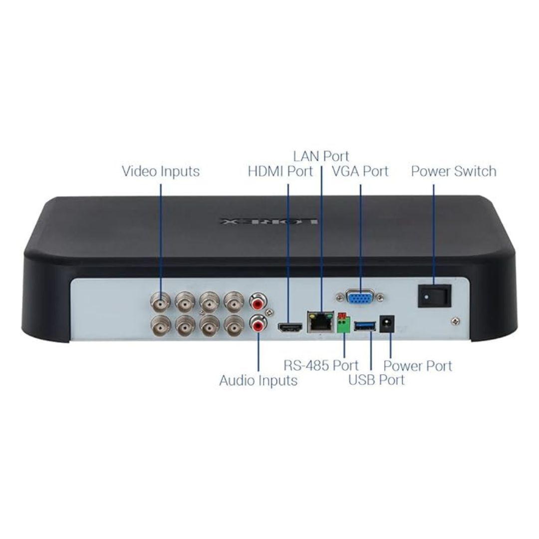DVR and with 2TB 4K Wired Deterrence, Motion Compatibility and Capable 12 Smart Home Smart Detection, Fusion Camera 4 8 Active Lorex Wi-Fi