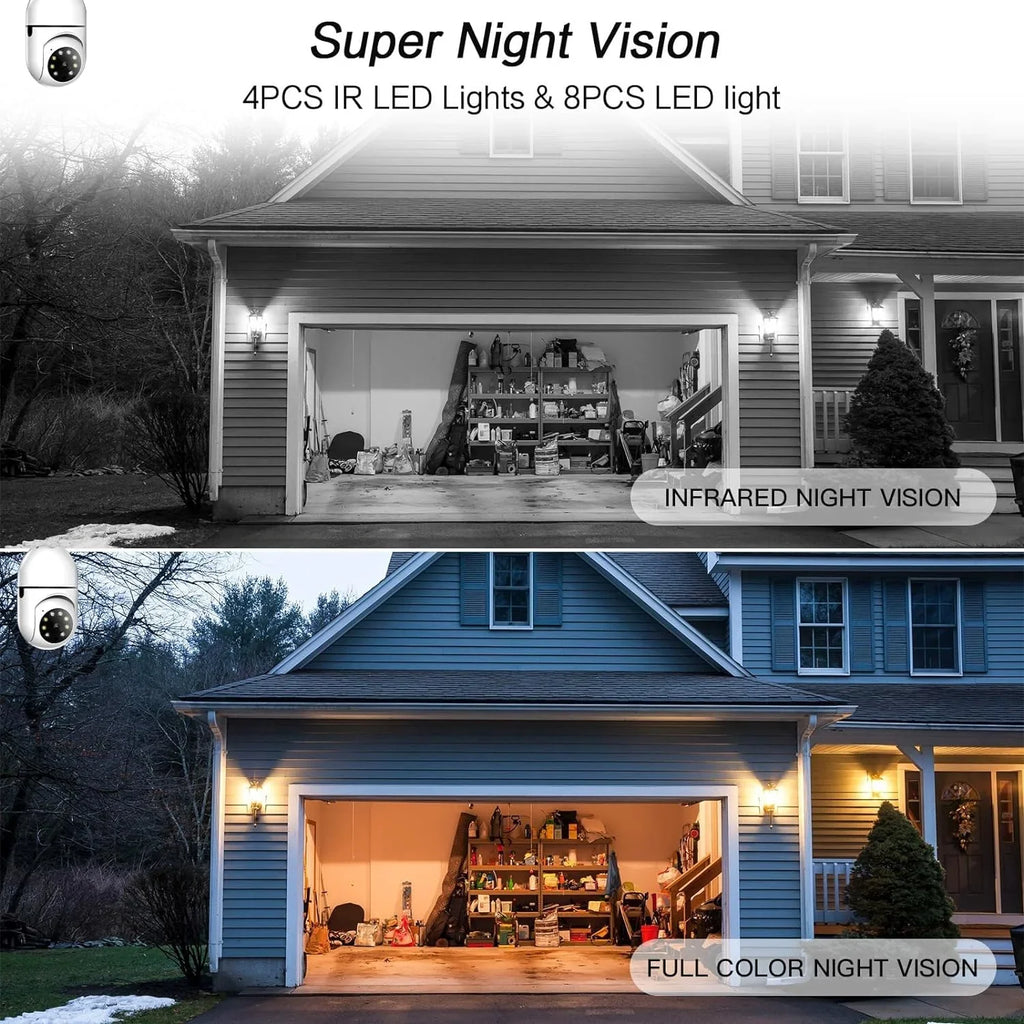 Color Bulb Light exterior 3MP Bulb Light Camera OwLUCK 5g-2.4ghz,Optiguard Camera Indoor 360° Security &