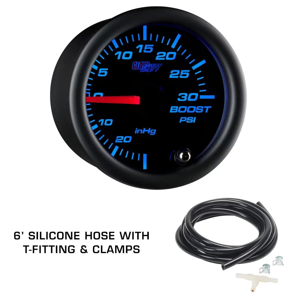 Set Fiberglass Package 2002-2007 7 GlowShift Subaru GS3 Gauge Tinted Color Impreza WRX with Triple Dashboard Gauge