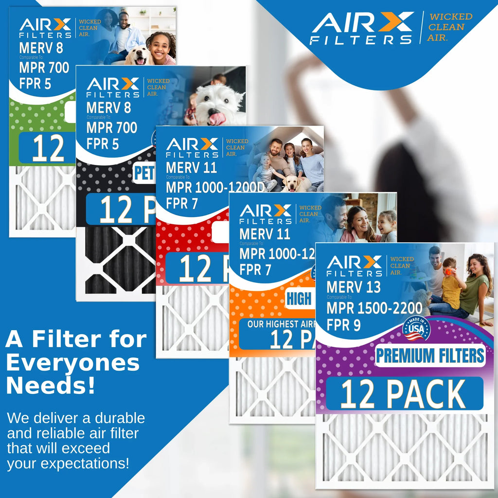 Comparable WICKED AIRX by Air 14x18x1 in to Furnace Made Pack Rating, of - FPR CLEAN - 2200 MERV & Filter MPR AIR. 13 9 FILTERS 1500 Filters 12 USA