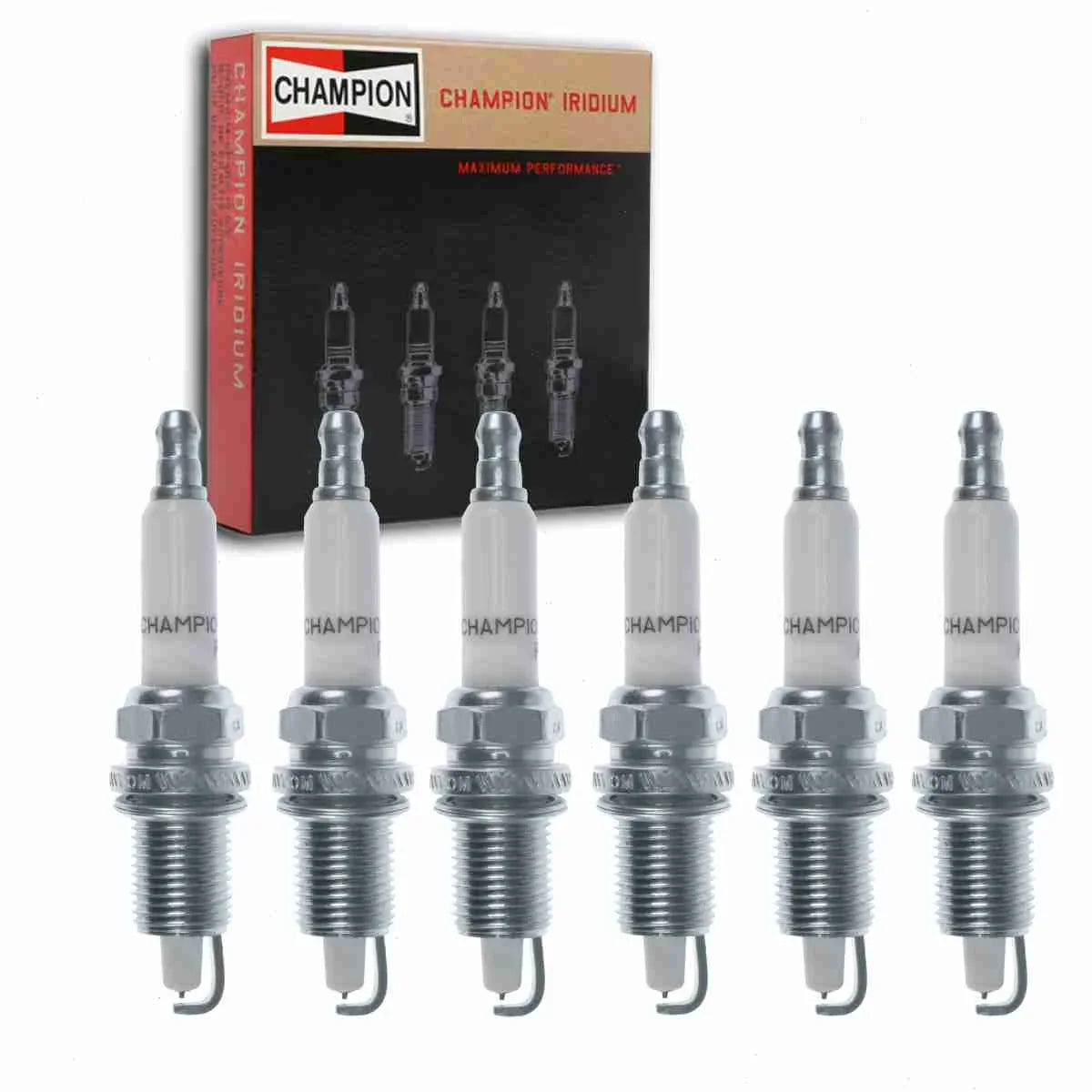 Plugs Secondary Wire 9809 Iridium Spark QC8WEP pc IZFR6F11 Champion Ignition for 6
