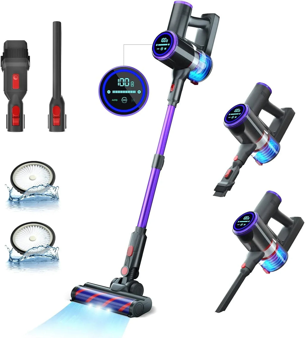 Vacuum Cleaner Cordless Box 350W Stick C825 - UDON Purple Open Lightweight