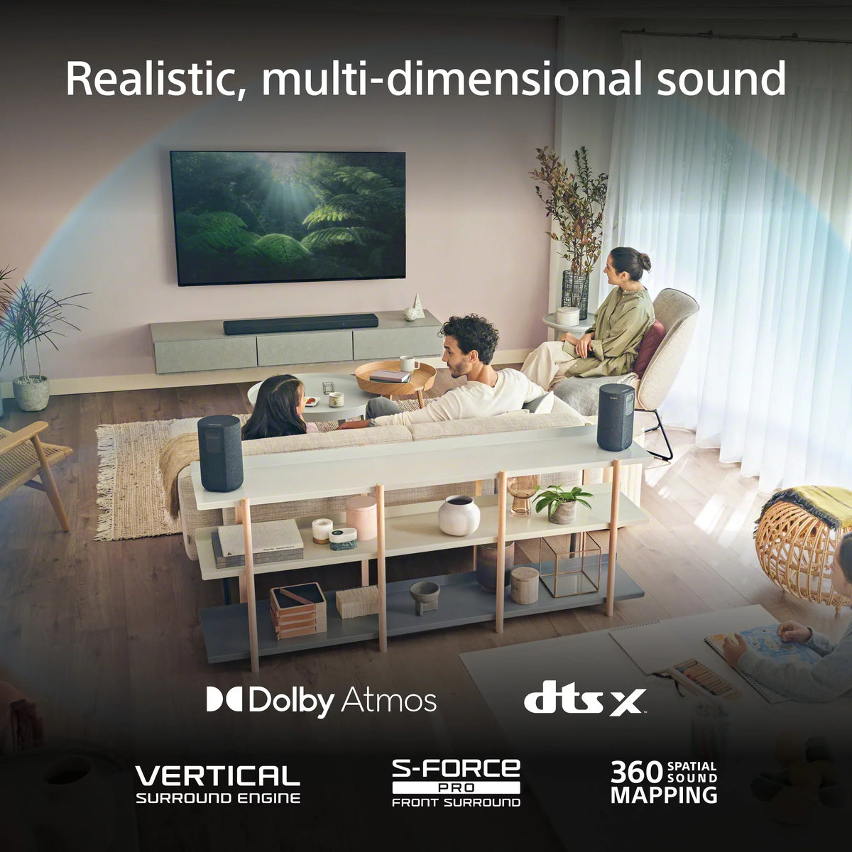 & 3.1ch HT-A3000 Soundbar DTS:X with Dolby Atmos
